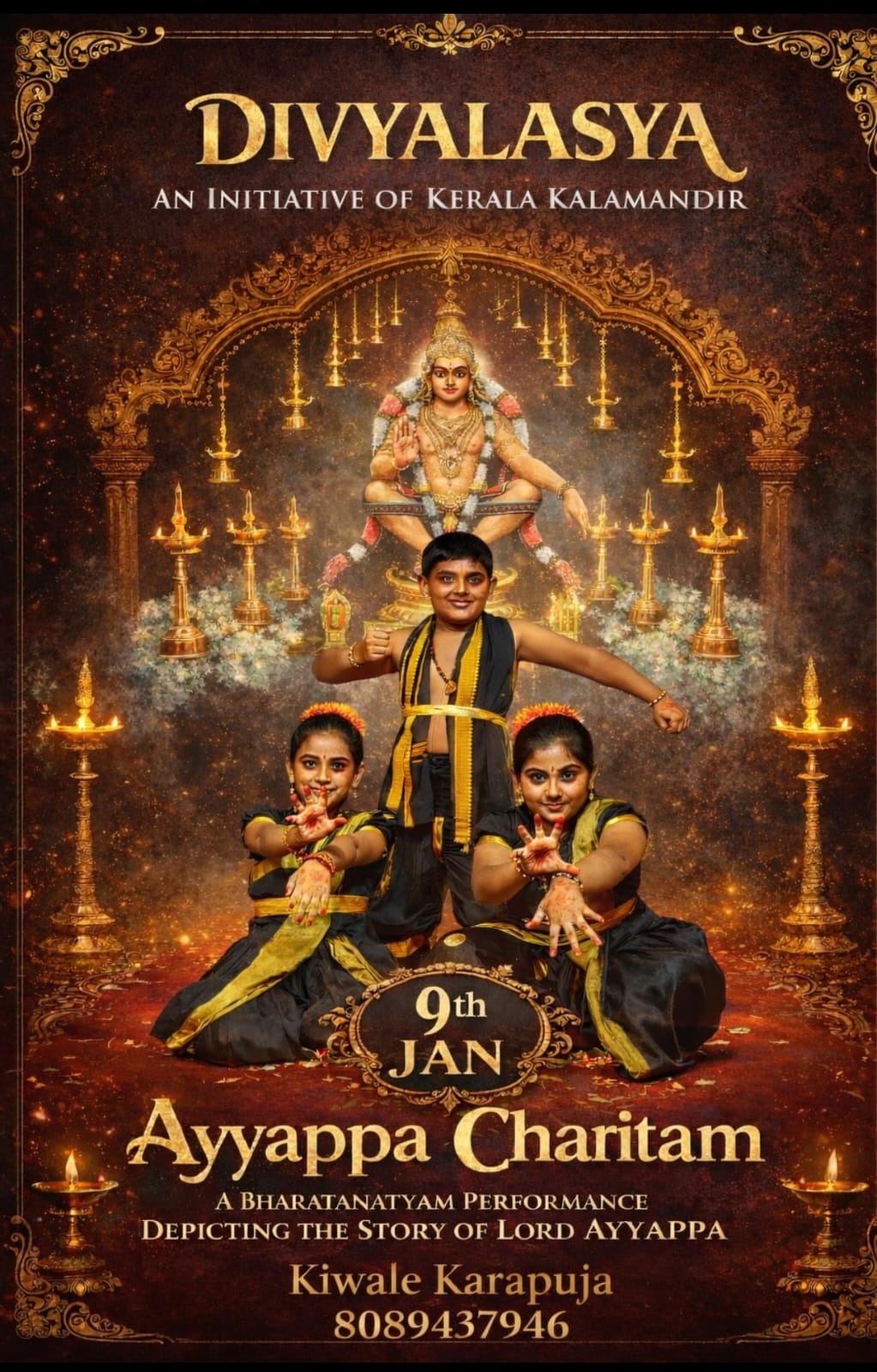 Divyalasya Kerala Classical Dance Workshop Banner